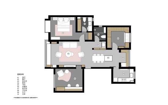 120m2北歐風(fēng)格裝修，經(jīng)典耐看有格調(diào)