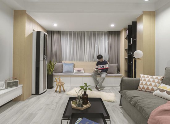 120m2北歐風(fēng)格裝修，經(jīng)典耐看有格調(diào)