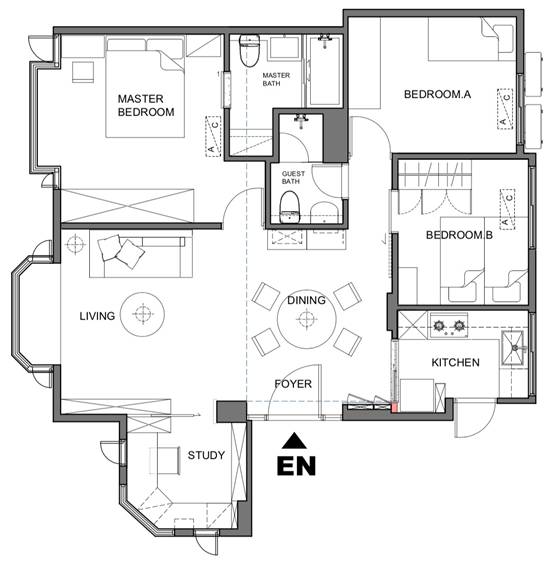 110m2老房改造，北歐風(fēng)羨煞左鄰右舍