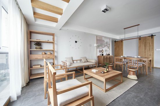 標題一：130m2新中式風格，東方禪意，不期而遇
