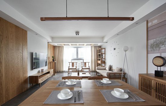 標題一：130m2新中式風格，東方禪意，不期而遇