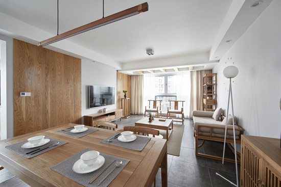 標題一：130m2新中式風格，東方禪意，不期而遇
