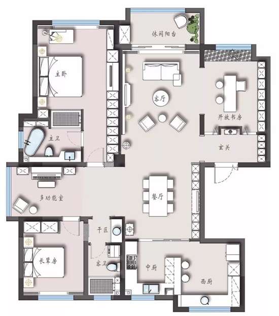 美式輕奢150㎡家居，給你想要的詩和遠方